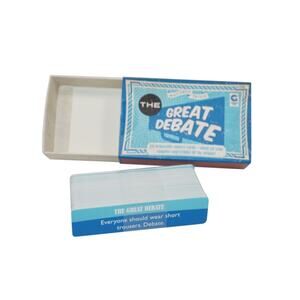 Missing 1 Card - Vintage The Great Debate Trivia Matchbox Card Toy Game 2012